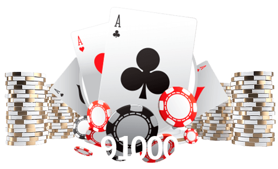 Jogue jogos de pôquer em 91000